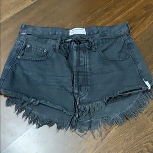 Women denim skirt